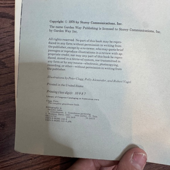 The‎ Complete Greenhouse Book Building & Using Greenhouses 1978
Vintage - Picture 4 of 5